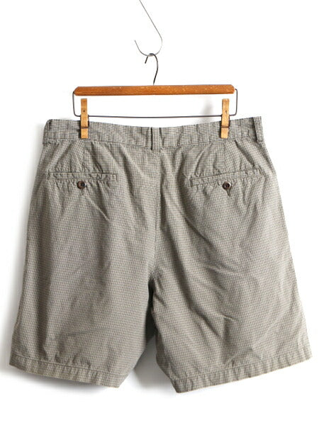 ■ ブルックスブラザーズ 2タック チェック コットン ショートパンツ メンズ 34 / 古着 Brooks Brothers ショーツ 短パン 半パン 半ズボン