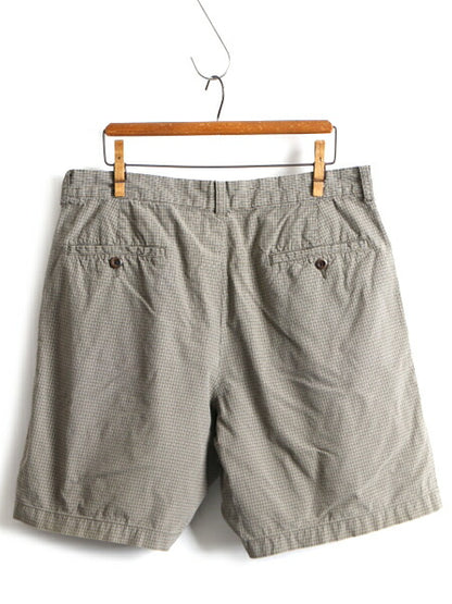 ■ ブルックスブラザーズ 2タック チェック コットン ショートパンツ メンズ 34 / 古着 Brooks Brothers ショーツ 短パン 半パン 半ズボン