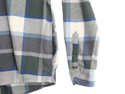オービス ヘビー フランネル シャツ ジャケット メンズ M 古着 ORVIS アウトドア コットン 長袖シャツ ネルシャツ ヘビーウェイト チェック