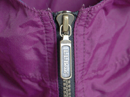 90s USA製 エルエルビーン ナイロン アノラック パーカー ジャケット レディース M オールド LLBEAN ブルゾン ハーフジップ プルオーバー