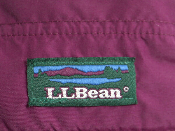 90s USA製 エルエルビーン ナイロン アノラック パーカー ジャケット レディース M オールド LLBEAN ブルゾン ハーフジップ プルオーバー