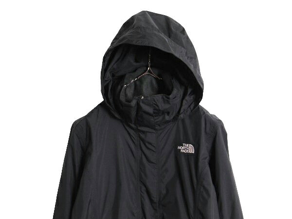 ノースフェイス HYVENT マウンテンパーカー ジャケット レディース S / The North Face アウトドア ジャンパー ナイロン マンパ ブラック