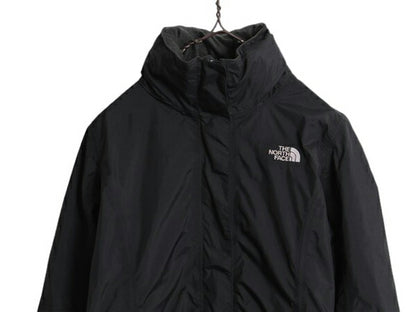 ノースフェイス HYVENT マウンテンパーカー ジャケット レディース S / The North Face アウトドア ジャンパー ナイロン マンパ ブラック
