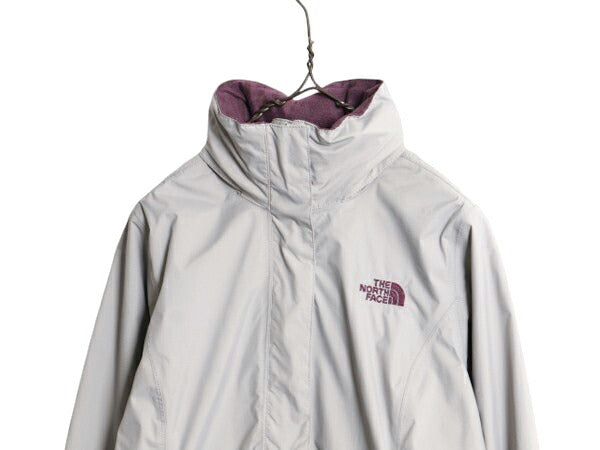 ノースフェイス HYVENT マウンテンパーカー ジャケット レディース S / The North Face アウトドア ジャンパー ナイロン マンパ グレー 灰