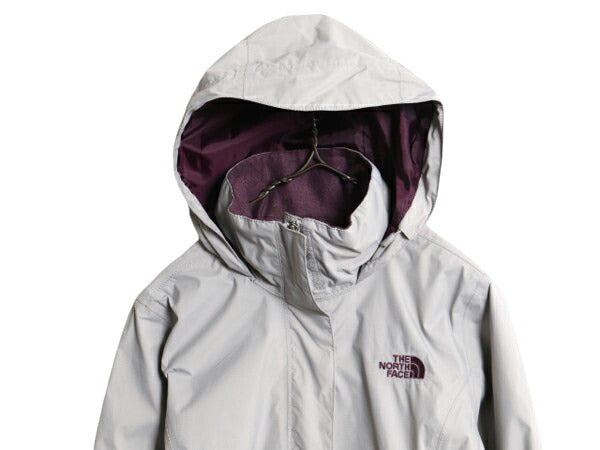 ノースフェイス HYVENT マウンテンパーカー ジャケット レディース S / The North Face アウトドア ジャンパー ナイロン マンパ グレー 灰