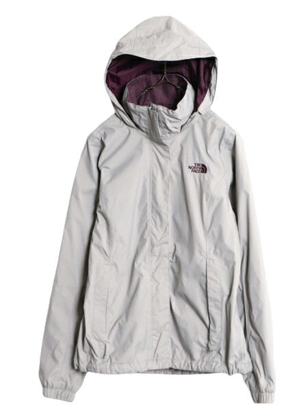 ノースフェイス HYVENT マウンテンパーカー ジャケット レディース S / The North Face アウトドア ジャンパー ナイロン マンパ グレー 灰