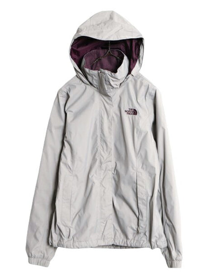 ノースフェイス HYVENT マウンテンパーカー ジャケット レディース S / The North Face アウトドア ジャンパー ナイロン マンパ グレー 灰