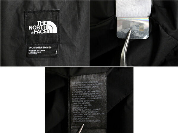 ノースフェイス DRYVENT マウンテンパーカー ジャケット レディース L The North Face ナイロン フルジップ マンパ  黒 ブルゾン ブラック