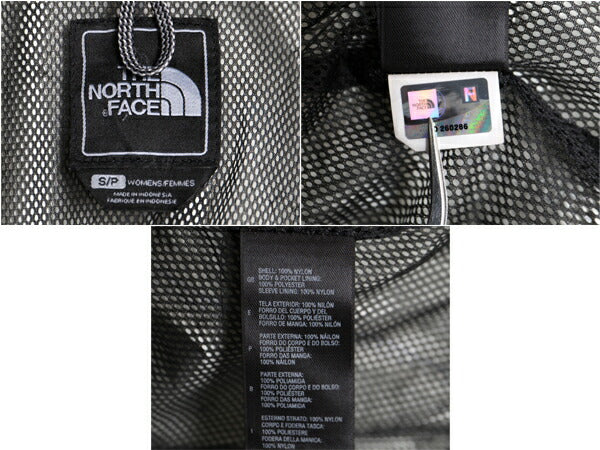 ノースフェイス HYVENT マウンテンパーカー ジャケット レディース S / The North Face アウトドア ジャンパー ナイロン マンパ ブラック