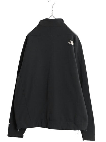 US企画 ノースフェイス APEX ソフトシェル ジャケット メンズ L / The North Face 裏 フリース アウトドア ジャンパー フルジップ ブラック