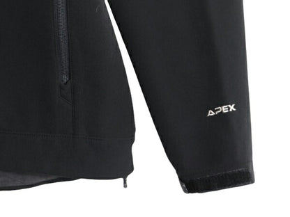 US企画 ノースフェイス APEX ソフトシェル ジャケット メンズ L / The North Face 裏 フリース アウトドア ジャンパー フルジップ ブラック
