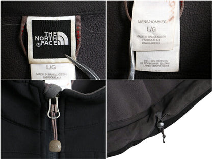 US企画 ノースフェイス APEX ソフトシェル ジャケット メンズ L / The North Face 裏 フリース アウトドア ジャンパー フルジップ ブラック