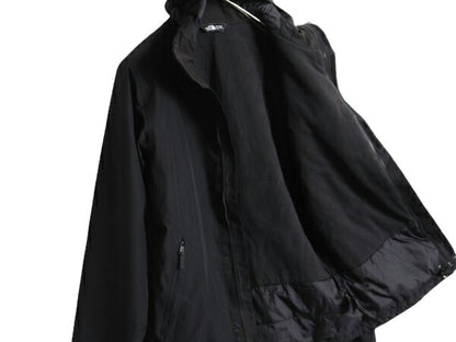 ノースフェイス DryVent 中綿 マウンテンパーカー ジャケット メンズ S 古着 The North Face アウトドア ナイロン ジャンパー ブルゾン 黒