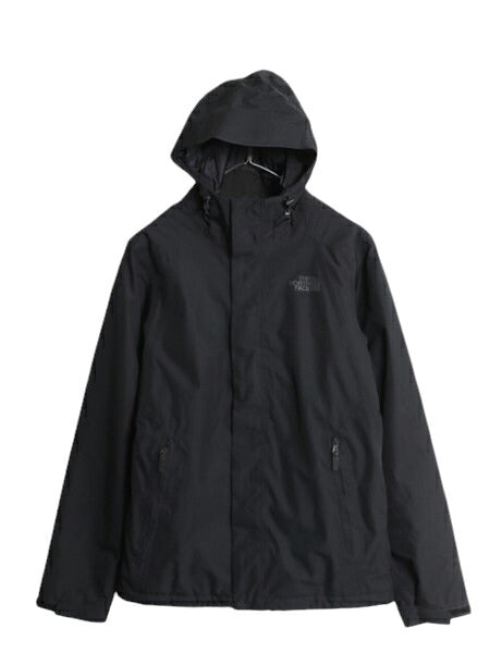 ノースフェイス DryVent 中綿 マウンテンパーカー ジャケット メンズ S 古着 The North Face アウトドア ナイロン ジャンパー ブルゾン 黒