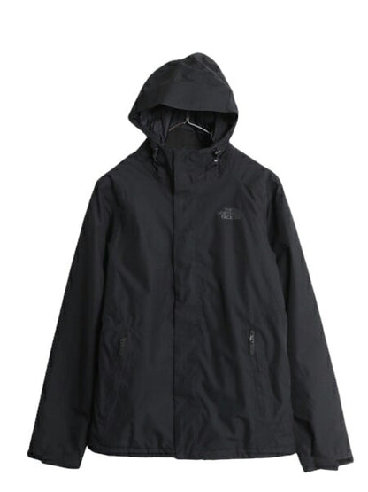 ノースフェイス DryVent 中綿 マウンテンパーカー ジャケット メンズ S 古着 The North Face アウトドア ナイロン ジャンパー ブルゾン 黒