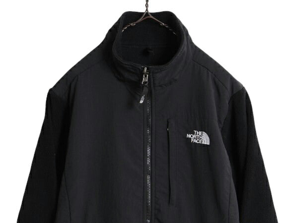 ノースフェイス デナリ ジャケット レディース L / The North Face DENALI アウトドア フリース ナイロン ブルゾン 黒 フルジップ ブラック