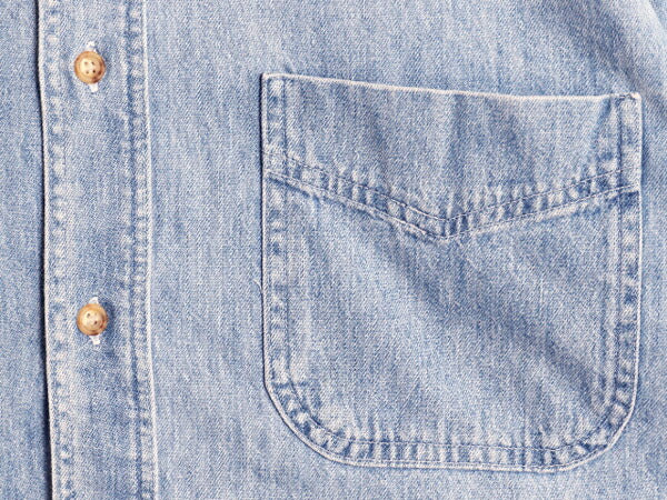 90s USA製 OLD GAP デニム 長袖 ボタンダウン シャツ メンズ L / オールド ギャップ ヘビーウェイト コットン 長袖シャツ ワーク 紺タグ BD