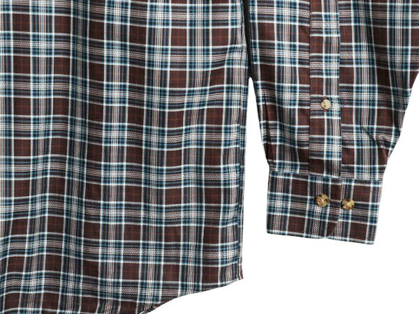 ブルックスブラザーズ チェック 長袖 ボタンダウン シャツ メンズ L Brooks Brothers 長袖シャツ ピマ コットン ポケット付き ノーアイロン