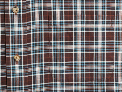ブルックスブラザーズ チェック 長袖 ボタンダウン シャツ メンズ L Brooks Brothers 長袖シャツ ピマ コットン ポケット付き ノーアイロン