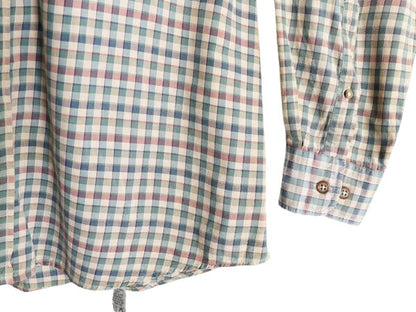 00s オービス チェック 長袖 ボタンダウン シャツ メンズ L 古着 00年代 オールド ORVIS アウトドア コットン 長袖シャツ マルチカラー BD