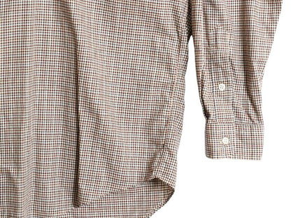 90s ラルフローレン ガンクラブ チェック 長袖 ボタンダウン シャツ メンズ XL / 90年代 オールド ポロ コットン ワンポイント 長袖シャツ