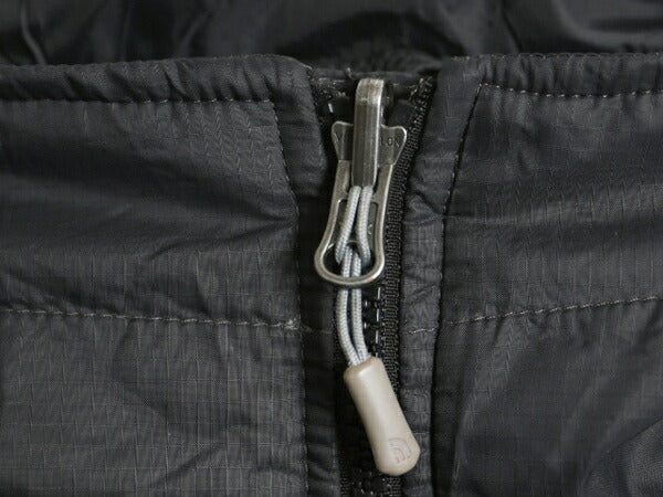 ノースフェイス 中綿 ナイロン ジャケット メンズ M / 古着 The North Face フルジップ ブルゾン アウトドア ハイネック ワンポイント 濃灰