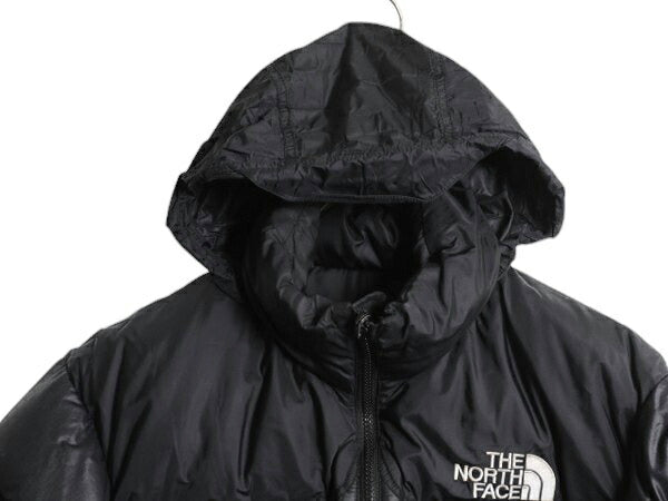 ノースフェイス ヌプシ ダウン ジャケット レディース S / The North face NUPTSE アウトドア ナイロン 700フィル ブルゾン 収納 フード 黒