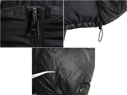 ノースフェイス ヌプシ ダウン ジャケット レディース S / The North face NUPTSE アウトドア ナイロン 700フィル ブルゾン 収納 フード 黒