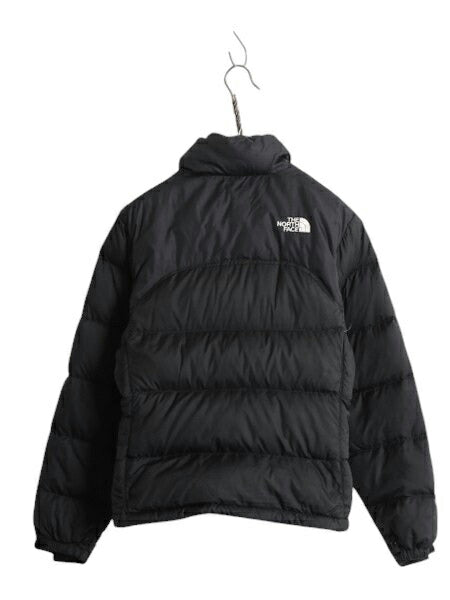 ノースフェイス ヌプシ ダウン ジャケット レディース XS / The North face NUPTSE アウトドア ナイロン 700フィル ハイネック ブルゾン 黒