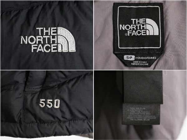 ノースフェイス ナイロン ダウン ベスト レディース S The North Face アウトドア フルジップ キルティング 550フィル パッカブル ブラック