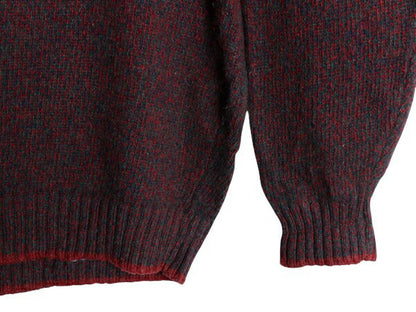 90s ウールリッチ ニット セーター メンズ XL / 古着 90年代 オールド Woolrich 旧タグ ウール ミドルゲージ モックネック リンガー タイプ