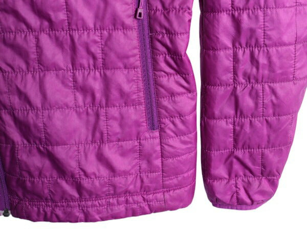 パタゴニア ナノ パフ ジャケット レディース XL 13年製 Patagonia 中綿 ナイロン キルティング ブルゾン フルジップ パッカブル パープル