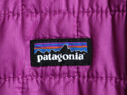 パタゴニア ナノ パフ ジャケット レディース XL 13年製 Patagonia 中綿 ナイロン キルティング ブルゾン フルジップ パッカブル パープル