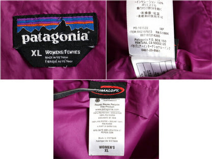 パタゴニア ナノ パフ ジャケット レディース XL 13年製 Patagonia 中綿 ナイロン キルティング ブルゾン フルジップ パッカブル パープル