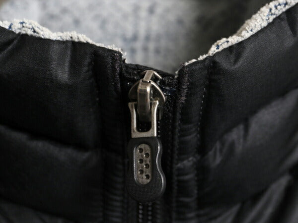 00s パタゴニア ナイロン ダウン ベスト レディース S / 04年製 オールド Patagonia 700フィル フルジップ 重ね着 前開き ワンポイント 黒