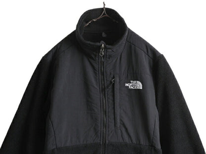 ノースフェイス デナリ ジャケット レディース S / The North Face DENALI アウトドア フリース ナイロン ジャンパー 黒 ブルゾン ブラック