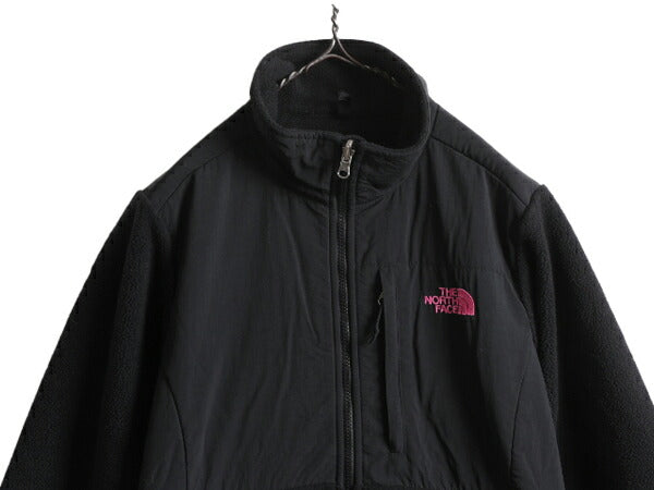 ノースフェイス デナリ ジャケット レディース M  The North Face DENALI アウトドア フリース ナイロン ジャンパー ブラック ブルゾン 黒