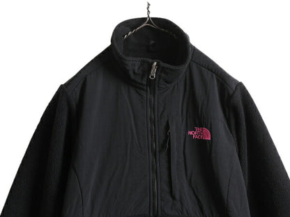 ノースフェイス デナリ ジャケット レディース M  The North Face DENALI アウトドア フリース ナイロン ジャンパー ブラック ブルゾン 黒