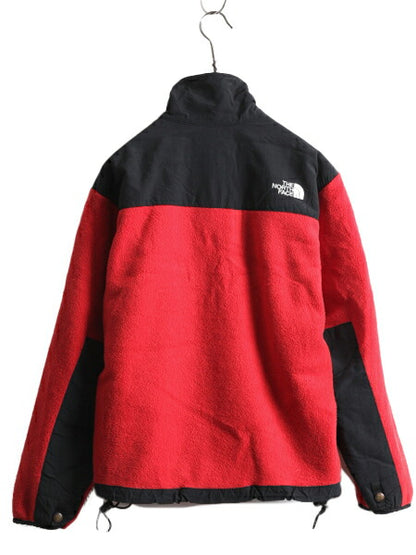 90s ノースフェイス デナリ ジャケット レディース S 古着 90年代 オールド The North Face DENALI アウトドア フリース ブルゾン 2トーン