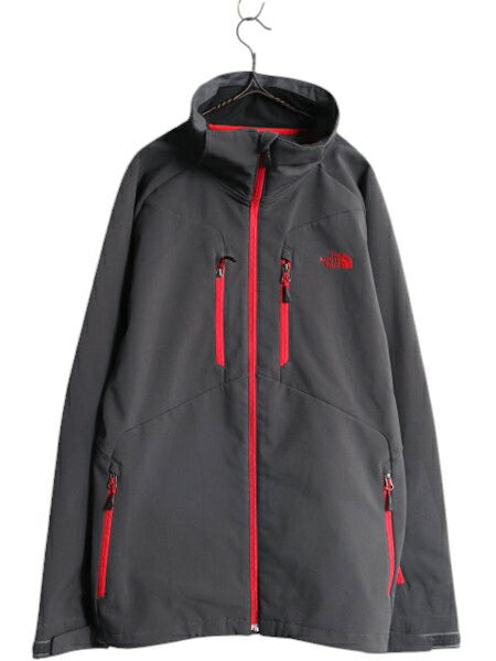 US企画 ノースフェイス APEX ソフトシェル ジャケット メンズ M The North Face ジャンパー フルジップ ハイネック 裏 フリース ストレッチ