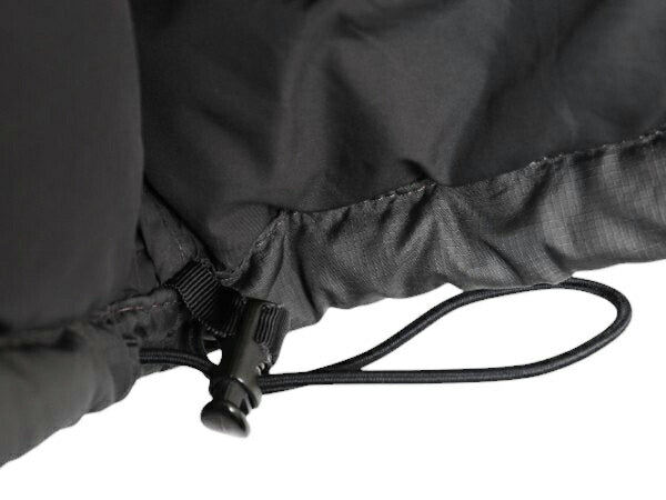 ノースフェイス ヌプシ ダウン ジャケット メンズ M / アウトドア NUPTSE 700フィル ハイネック ブルゾン 防寒 収納 フード ツートン 黒 灰