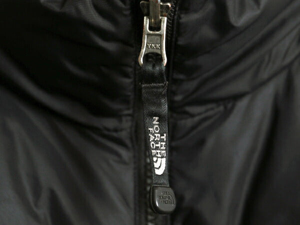 ノースフェイス ヌプシ ダウン ジャケット メンズ M / アウトドア NUPTSE 700フィル ハイネック ブルゾン 防寒 収納 フード ツートン 黒 灰