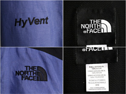 90s ノースフェイス HYVENT マウンテンパーカー ジャケット レディース M メンズ S 程/ オールド The North face ナイロン マンパ ブルゾン