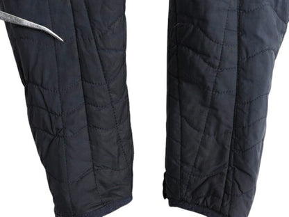 US企画 ノースフェイス 中綿 キルティング ナイロン ジャケット レディース M / 古着 The North Face ジャンパー フルジップ アウトドア 紺