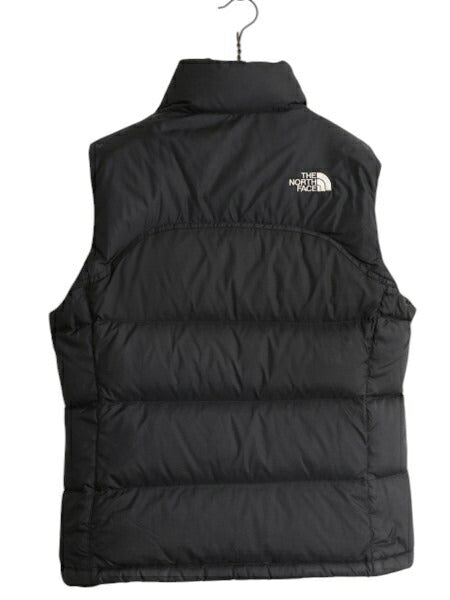 ノースフェイス ヌプシ ダウン ベスト レディース XS The North face アウトドア NUPTSE 700フィル フルジップ 重ね着 パッカブル ブラック