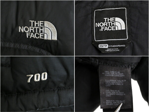 ノースフェイス ヌプシ ダウン ベスト レディース XS The North face アウトドア NUPTSE 700フィル フルジップ 重ね着 パッカブル ブラック