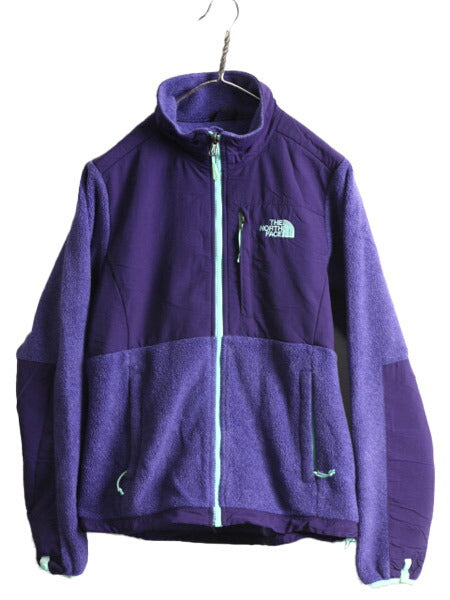 ノースフェイス デナリ ジャケット レディース S / 古着 The North Face DENALI アウトドア フリース ナイロン ブルゾン  2トーン パープル