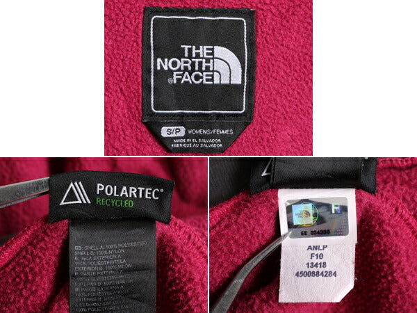 ノースフェイス デナリ ジャケット レディース S 古着 The North Face DENALI アウトドア フリース ブルゾン ジャンパー 2トーン パープル