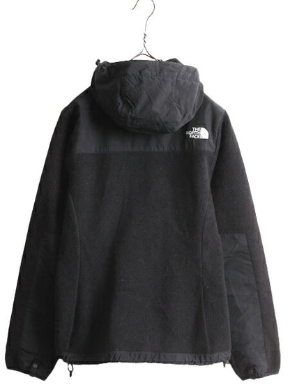 ノースフェイス フード付き デナリ ジャケット レディース S The North Face フリース ジャンパー ブルゾン アウトドア パーカー ブラック
