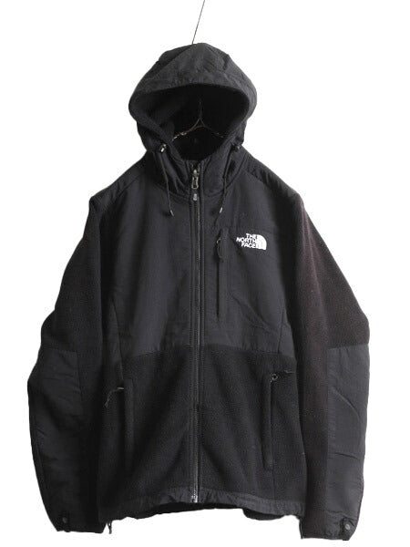 ノースフェイス フード付き デナリ ジャケット レディース S The North Face フリース ジャンパー ブルゾン アウトドア パーカー ブラック